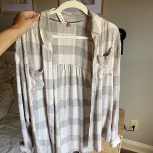 Anthropologie cozy flannel